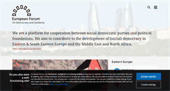 Desktop Screenshot of europeanforum.net